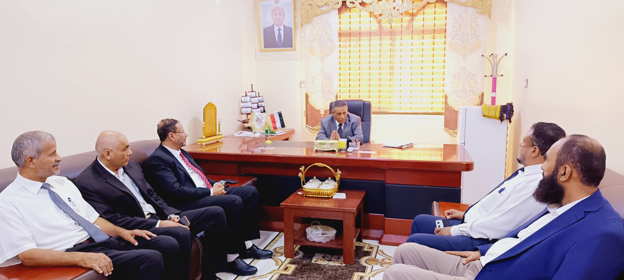 زيارة وفد جامعة العادل لمعالي وزير التعليم العالي والبحث العلمي
