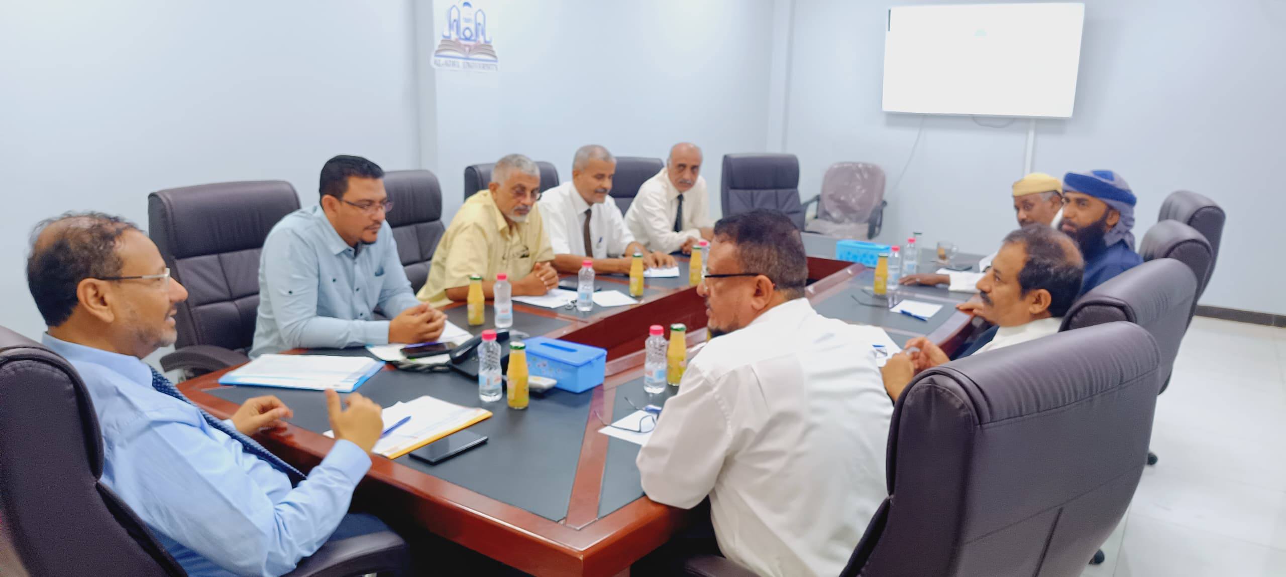 مجلس جامعة العادل يعقد اجتماعه الاعتيادي الرابع